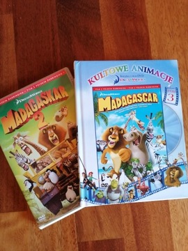 Madagaskar 2 filmy DVD, polska wersja językowa
