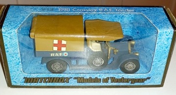 Matchbox 1918 CROSSLEY RAF TENDER