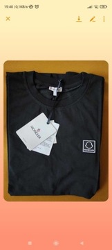 Moncler Black XL czarny T-shirt 