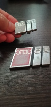 Emblemat Audi S6 C5 Oryginał Komplet