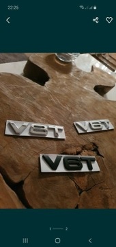 Emblemat znaczek stalowy V6T V8T 