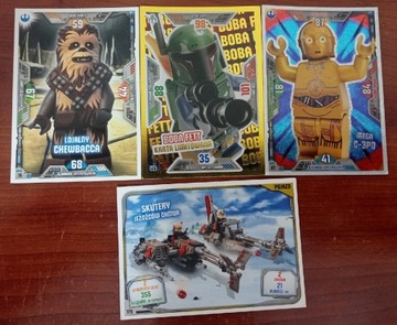 4 KARTY LEGO STAR WARS