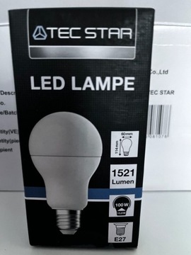 Tec Star żarówka LED 1521 Lumenów E27