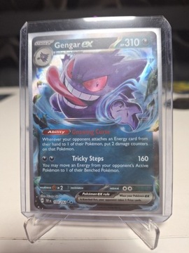 Pokemon Temporal Forces Gengar Ex 104/162