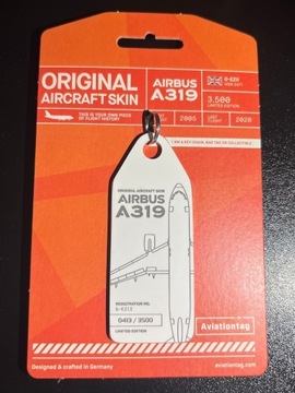 Aviationtag - Airbus A319 EasyJet - Część prawdziwego samolotu!