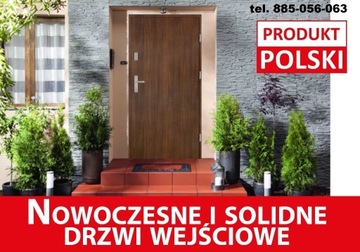 Drzwi stalowe zewnętrzne - wejściowe do mieszkania