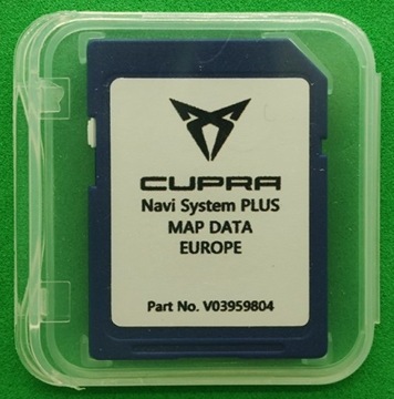 Mapa Europy karta SD dla Cupra MHI2 2024/2025