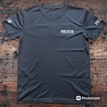 Termoaktywna koszulka policja
