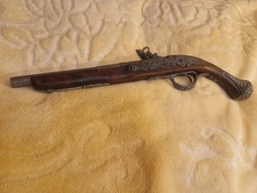 Pistolet skałkowy, czarnoprochowy, francuski