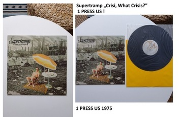 Supertramp "Crisis? What Crisis?" 1 PRESS  US! 1975