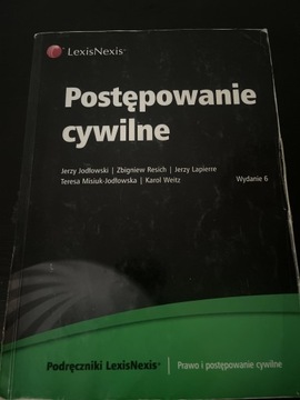 Postępowanie cywilne Jodłowski Weitz