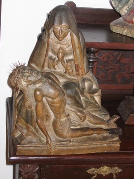 rzeźba drewniana Pieta 19/20 wiek