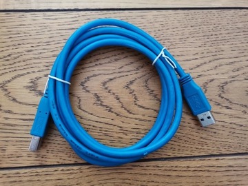 Kabel USB 3.0 usb A-B, usb A do usb B 