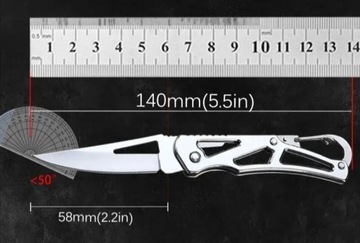 Scyzoryk nóż nożyk składany breloczek