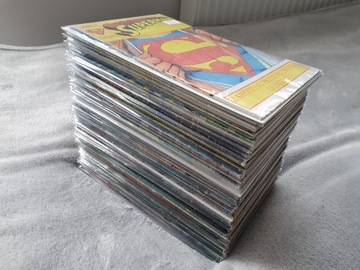 Superman - zestaw 70 komiksów, wyd. TM-Semic