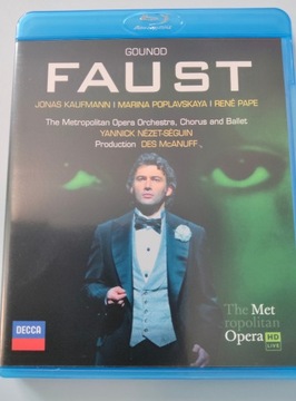 FAUST (BLU-RAY) GOUNOD JONAS KAUFMANN