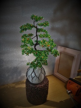 Wire Bonsai Drzewko z drutu Dekoracja Rękodzieło