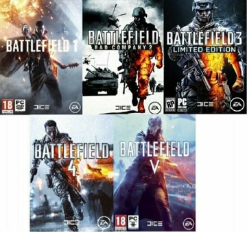 Battlefield 5 części (1-5)