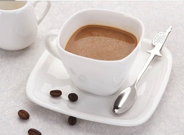  Łyżeczka do kawy herbaty deserów trąbka stal