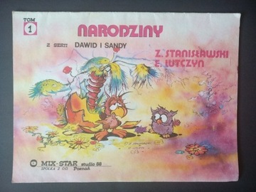 KOMIKS - DAWID I SANDY - NARODZINY - TOM 1