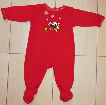 Pajacyk-piżamka na licencji DISNEY'A 68-74 cm