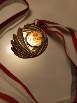 Medal pamiątkowy XXIX Półmaraton 6.05.2012 Pszczew