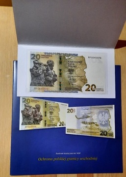 Banknot 20 zł 2022r Ochrona P.G.W  UNC 