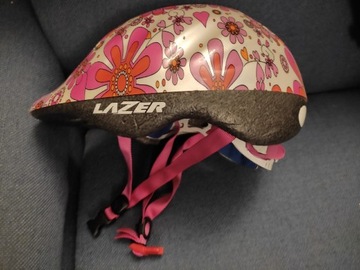 Kask rowerowy Lazer dziewczęcy