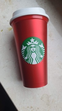 Starbucks Reusable Cup 473 ml Świąteczna czerwień