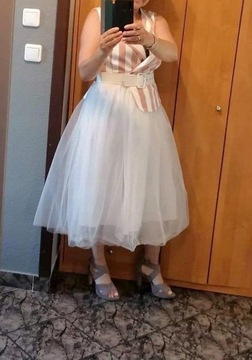 Sukienka Behcetti włoska-tiul-na wesele 