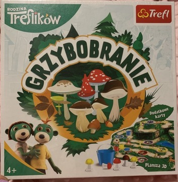 Gra Grzybobranie Treflików 3D + karty