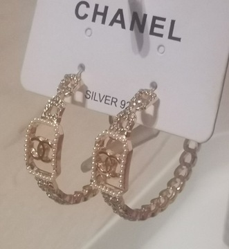 Kolczyki w stylu Chanel 