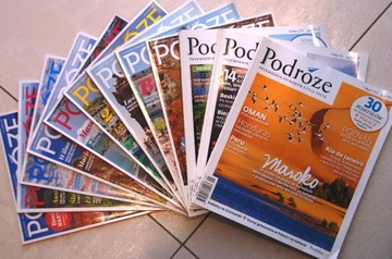 Magazyn PODRÓŻE - rocznik 2012, komplet