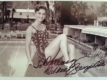 Debbie Reynolds oryginalny autograf 