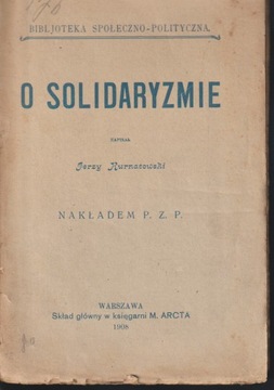 JERZY KURNATOWSKI  O Solidaryzmie