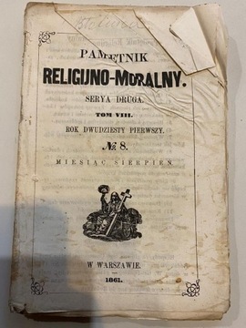 Pamiętnik Religijno-Moralny, 1861, Serya druga