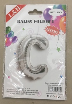 Balony litery na Hel 