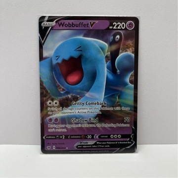 Karta Pokemon TCG Wobbuffet V Sword & Shield