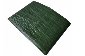 PLANDEKA płachta 10x10m zielona profesjonalna 120g