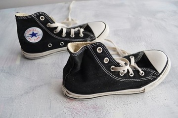 Trampki Converse r. 33 czarne conversy wysokie