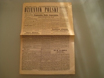 DZIENNIK POLSKI LONDYN 28 12 1942 EMIGRACJA WOJNA.
