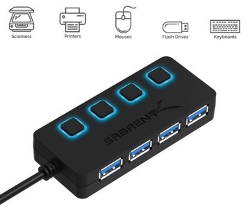 4-portowy HUB USB 3.0