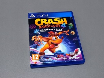 Crash Bandicoot 4 Najwyższy Czas / Sony PlayStation 4 / PS4 / PS5 / PL