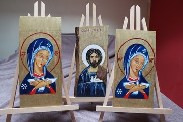 Ikony: Maryja Oblubienica Ducha Świętego,św. Józef