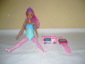  Barbie Mattel 29 cm + samochód Barbie + zegarek