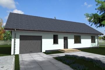 Projekt Domu "Sam buduję dom" z garażem - 146m2