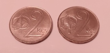 2 x 2 korony czechosłowackie 1991