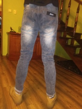 Spodnie męskie jeans szare nr.36