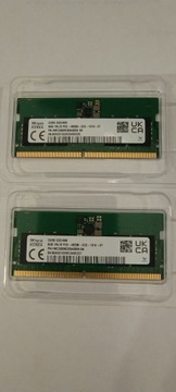 Pamięć RAM Hynix 2 x 8 GB DDR5  4800MHz  Nowe