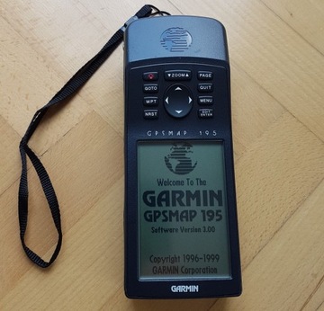 LOTNICZY GPS GARMIN GPSMAP 195 KOMPLET STAN BDB!! 